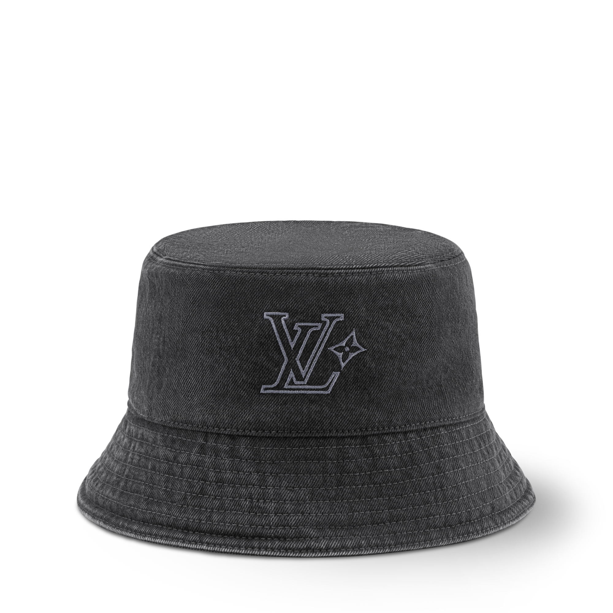 LV Flower Washed Bucket Hat S00 - Men - Accessories | LOUIS  display picture 1