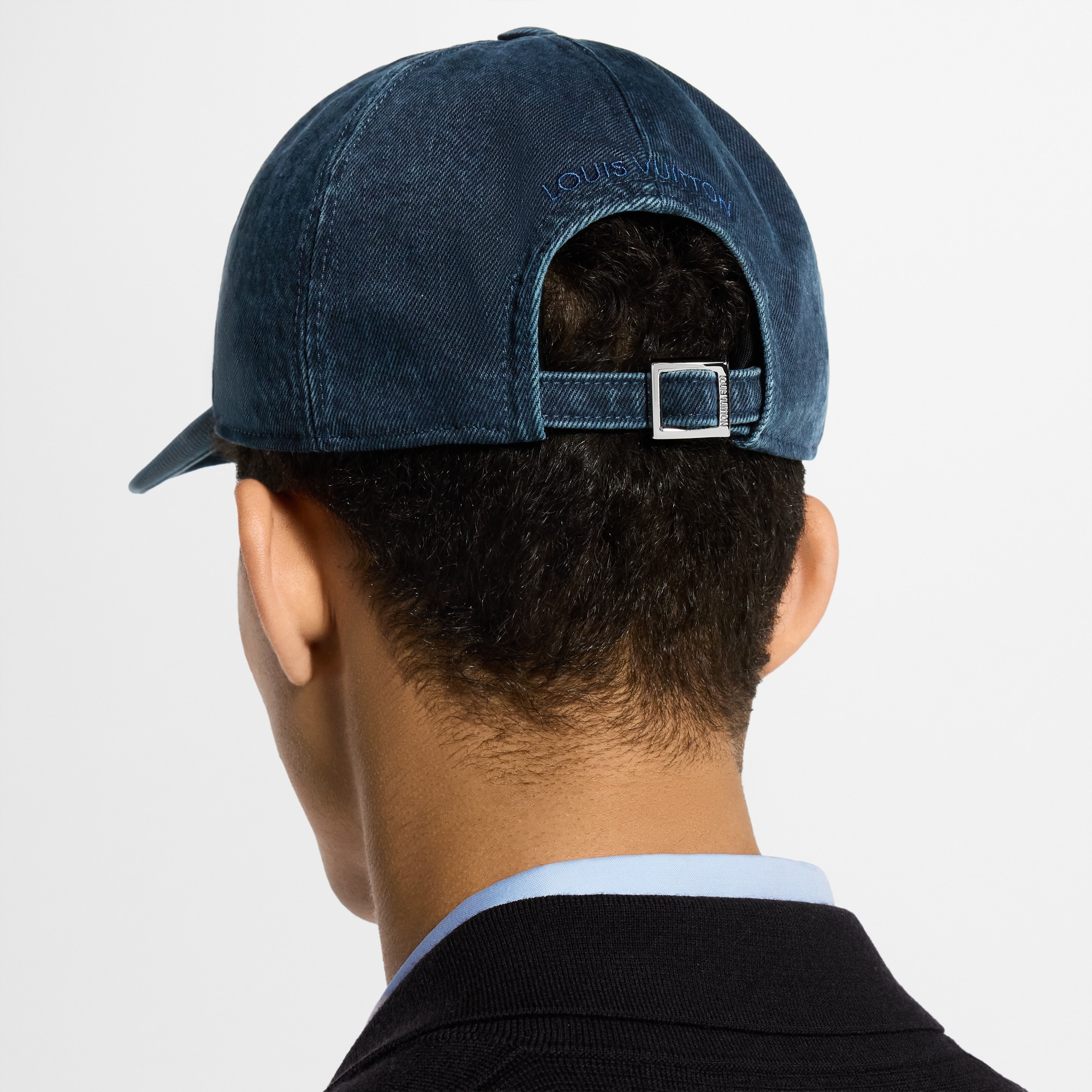 Louis Vuitton Uptown Denim Cap Flower Accent LV Uptown Cap – H-Authentica main image 2