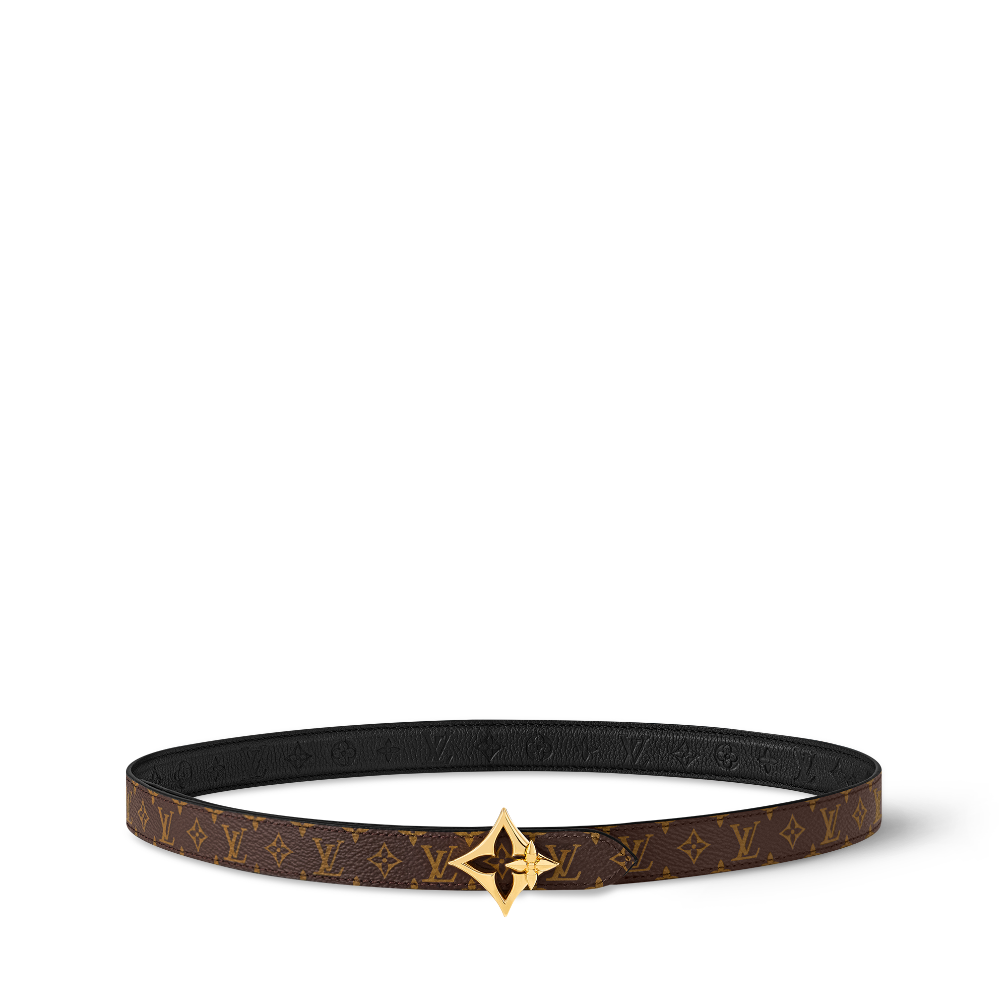 Louis Vuitton black belt 20mm LV Flowergram 20mm Reversible Belt - Women - Accessories  main image 3