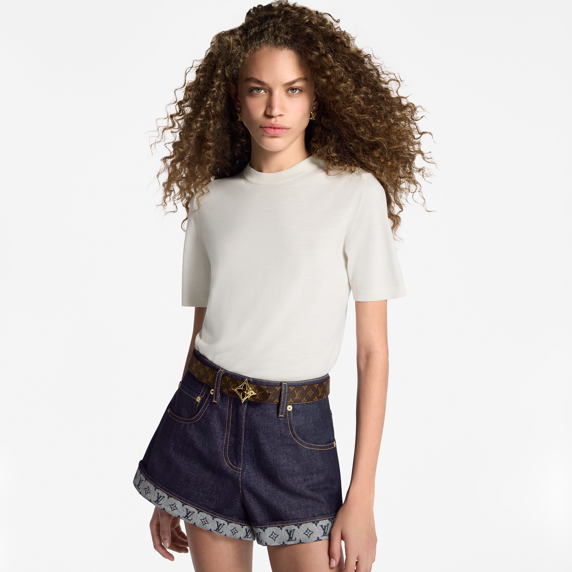 LV Flowergram 30mm Reversible Belt