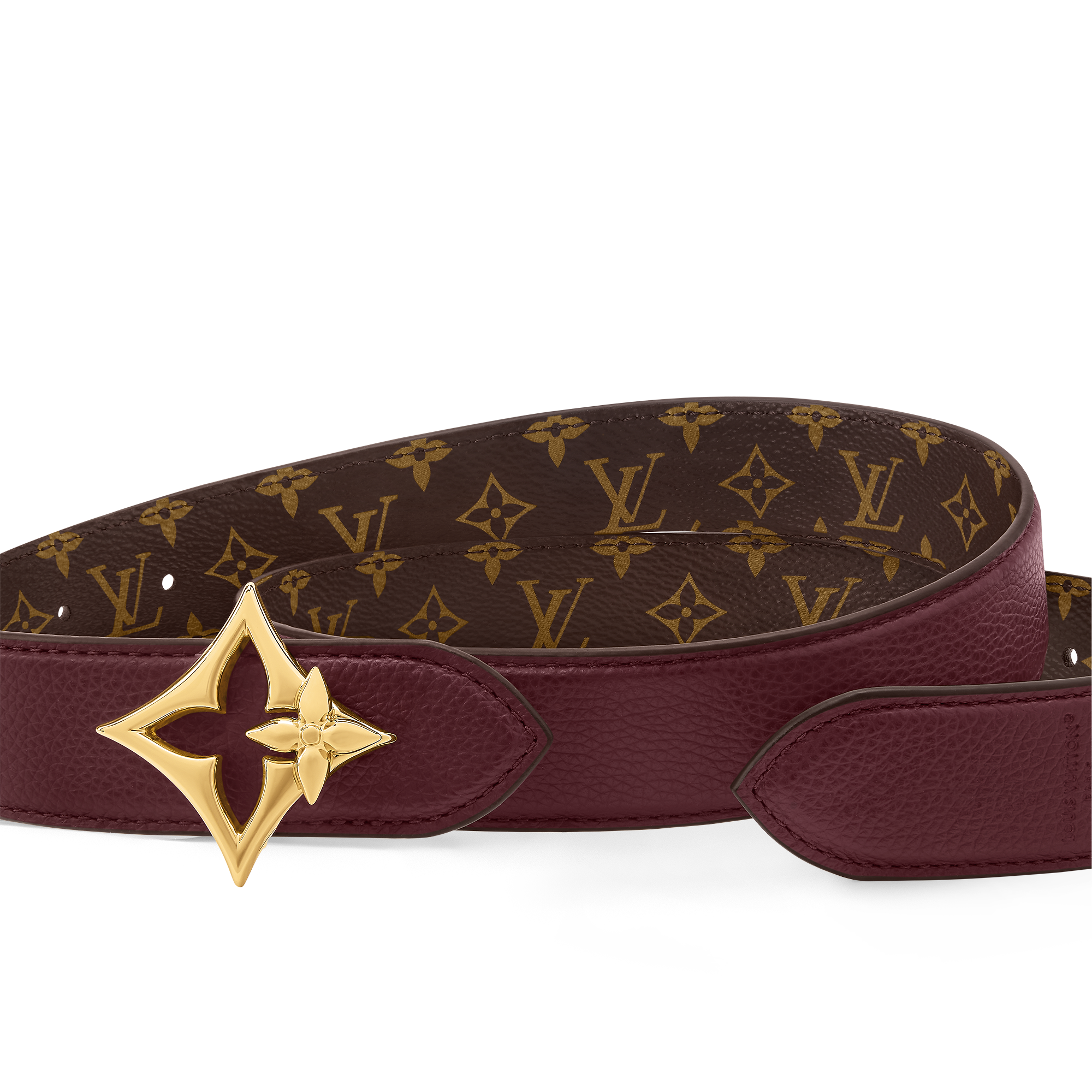 LV Flowergram 30mm Reversible Belt