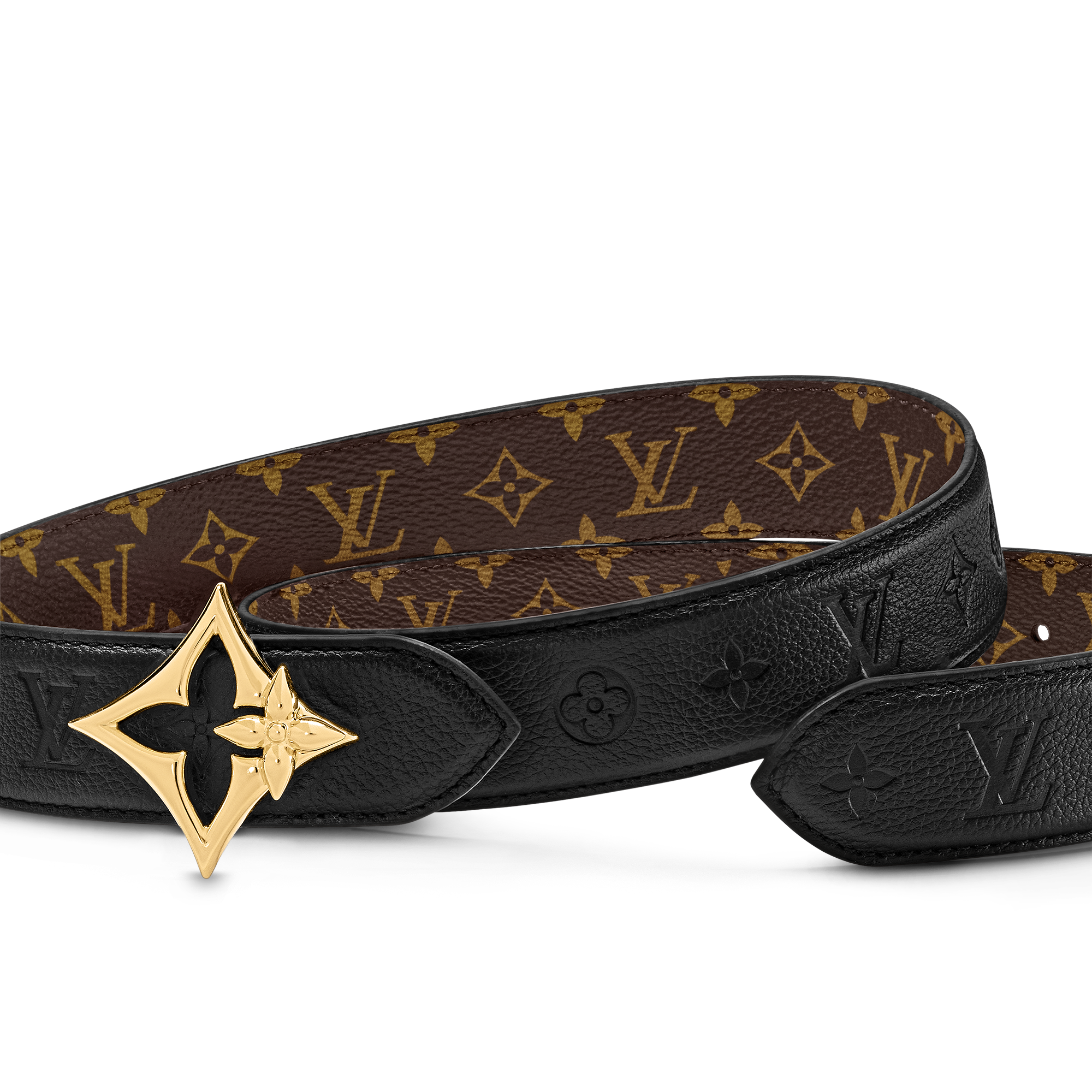 LV Flowergram 30mm Reversible Belt