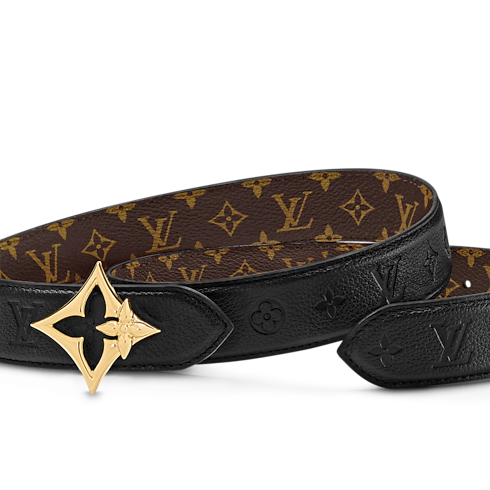 Accessories Belts LV Flowergram 30mm Reversible Belt | Louis Vuitton ® (Product zoom)