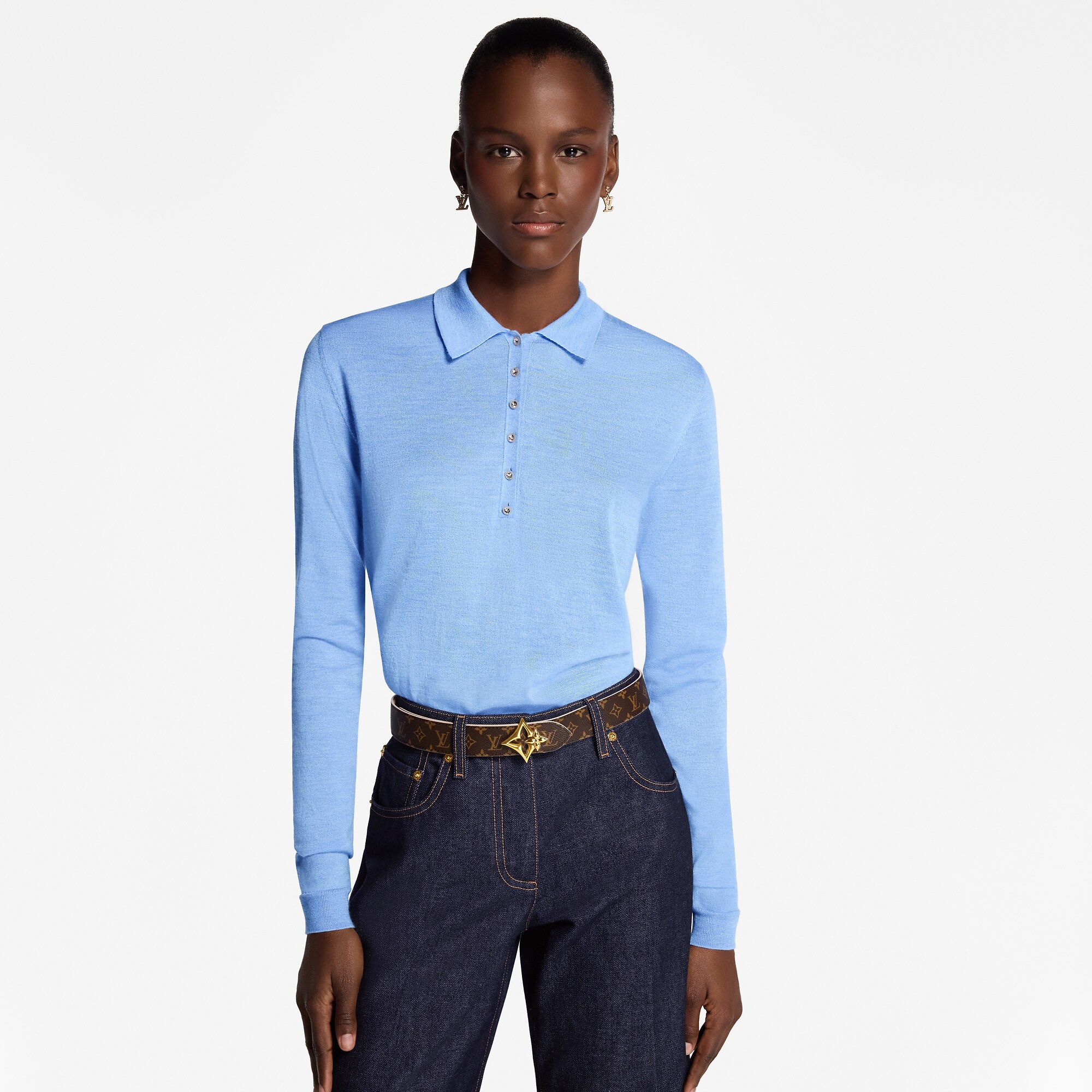 LV Flowergram Enamel 30mm Reversible Belt