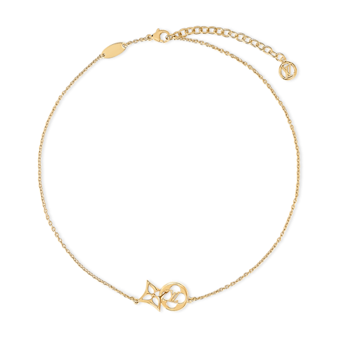 LV Flowergram Linked Necklace Front View