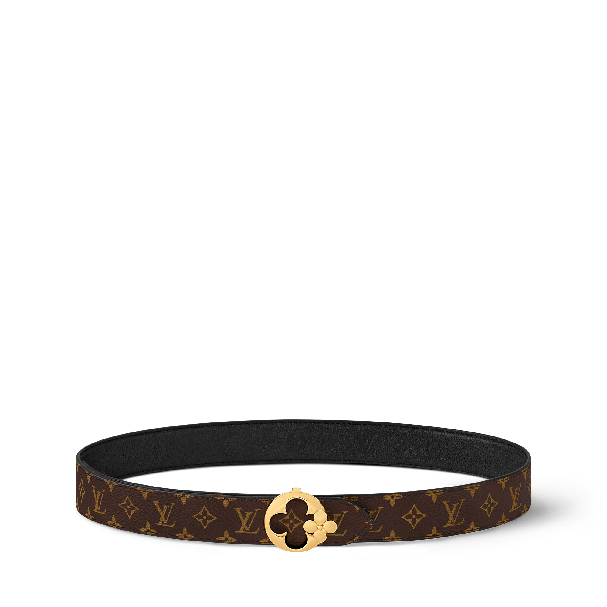 Monogram Accessories Belts LV Flowergram Round 30mm Reversible Belt | Louis Vuitton ® (Product zoom)