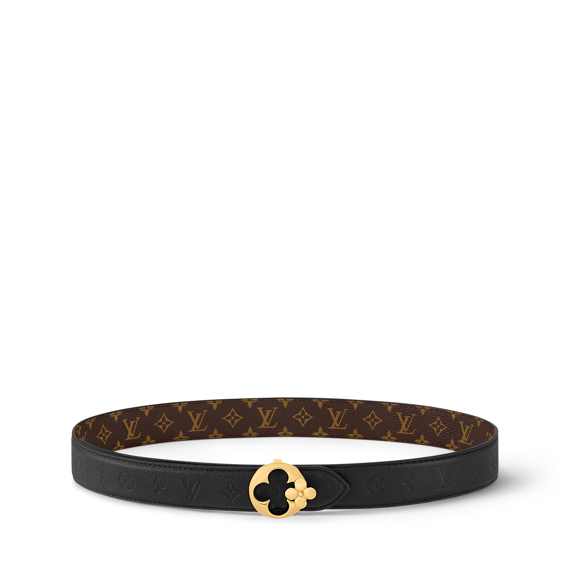 Monogram Accessories Belts LV Flowergram Round 30mm Reversible Belt | Louis Vuitton ® (Product zoom)