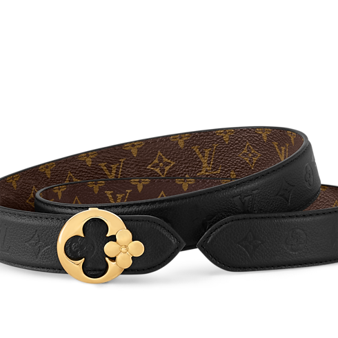 Monogram Accessories Belts LV Flowergram Round 30mm Reversible Belt | Louis Vuitton ® (Product zoom)