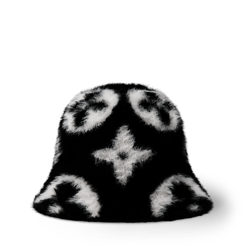 S00 Accessories Hats and Gloves LV Fluffy Monogram Hat | Louis Vuitton ® (Product zoom)