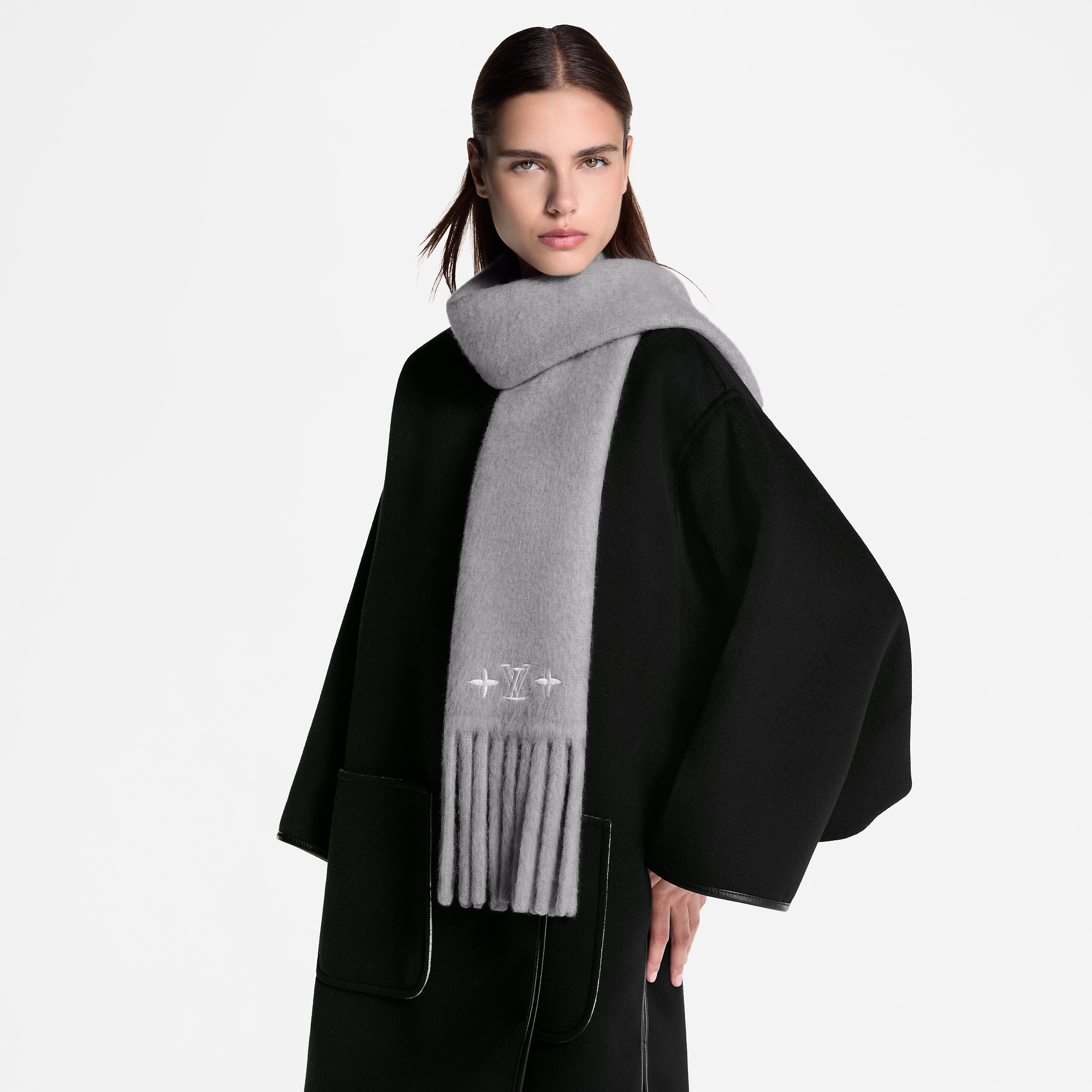 LV Fluffy Scarf