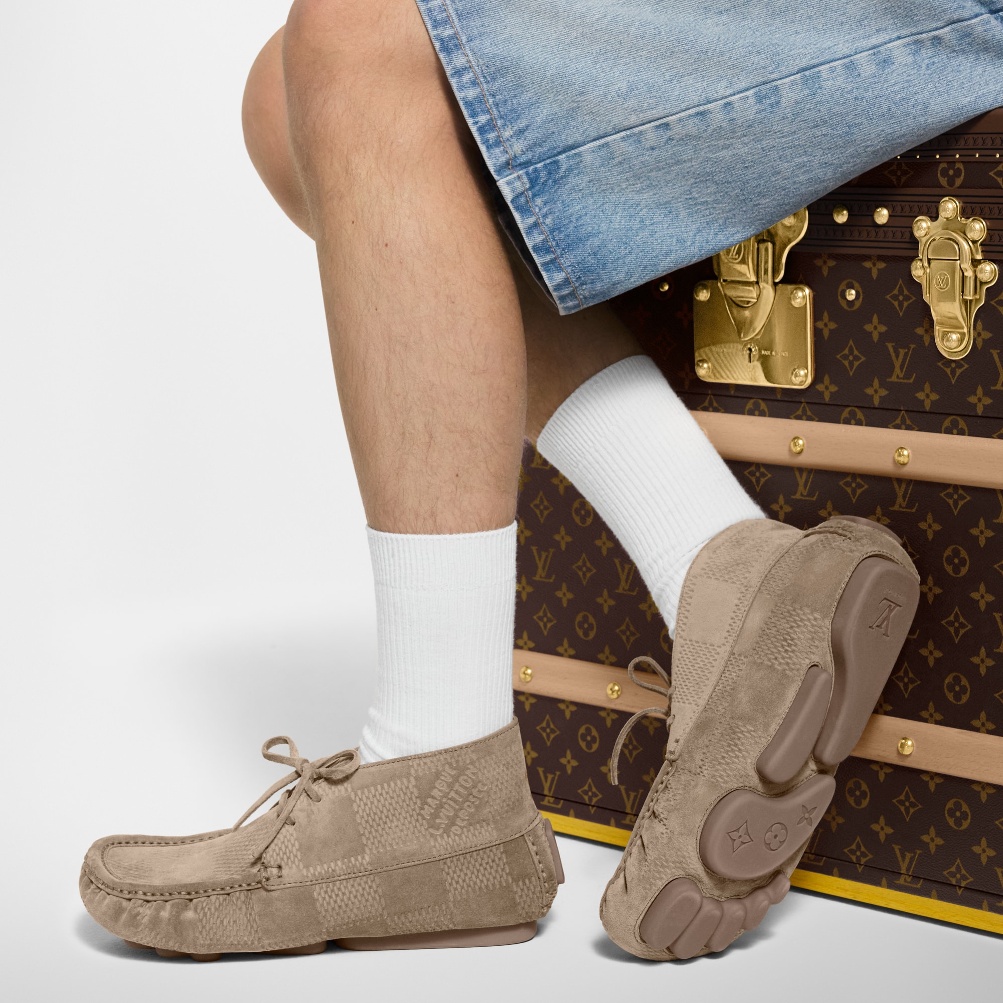  Shoes Buckles and Lace-Ups LV Footprint High Derby | Louis Vuitton ® (Product zoom)