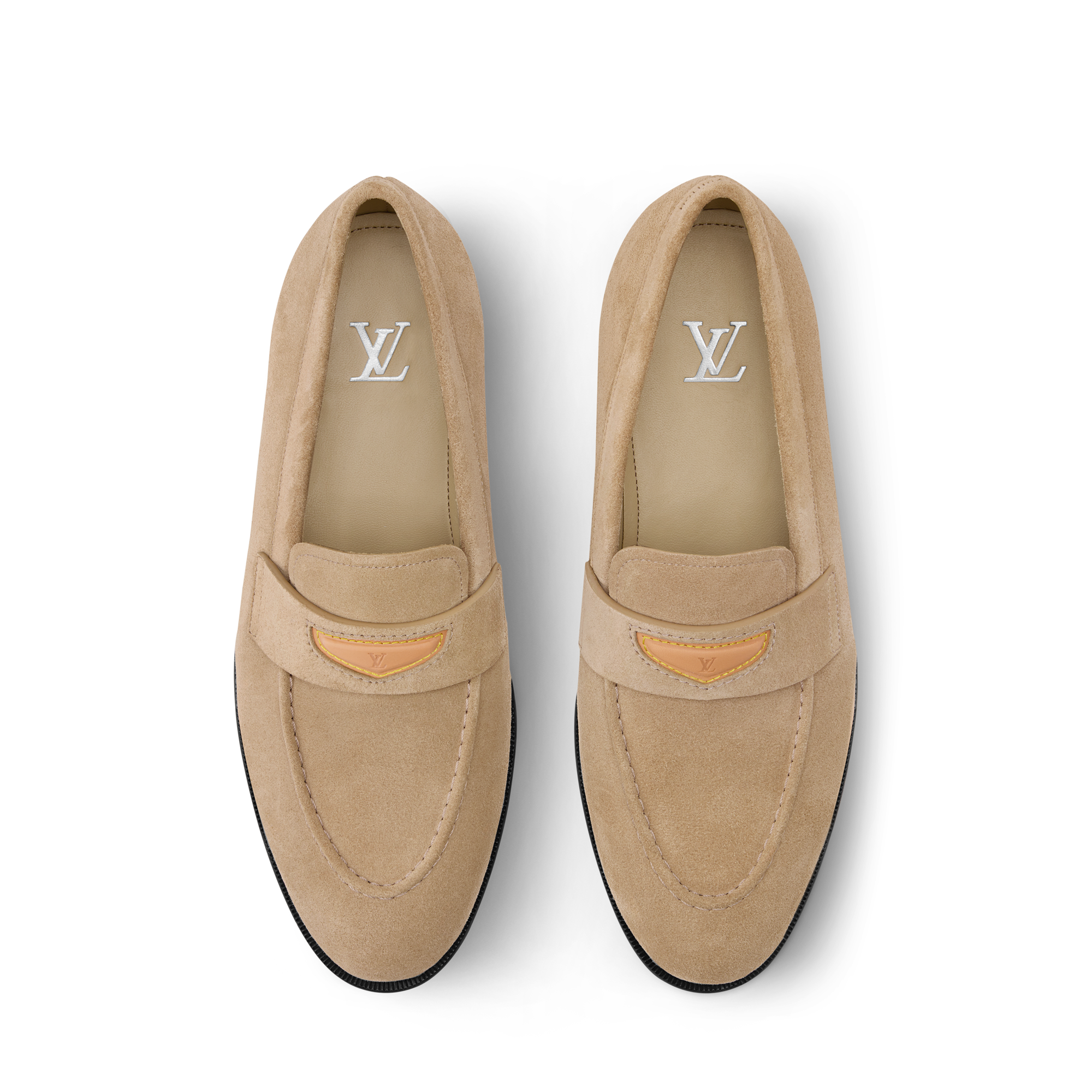 Beige Loafers and Moccasins for Men | LOUIS VUITTON ® display picture 1