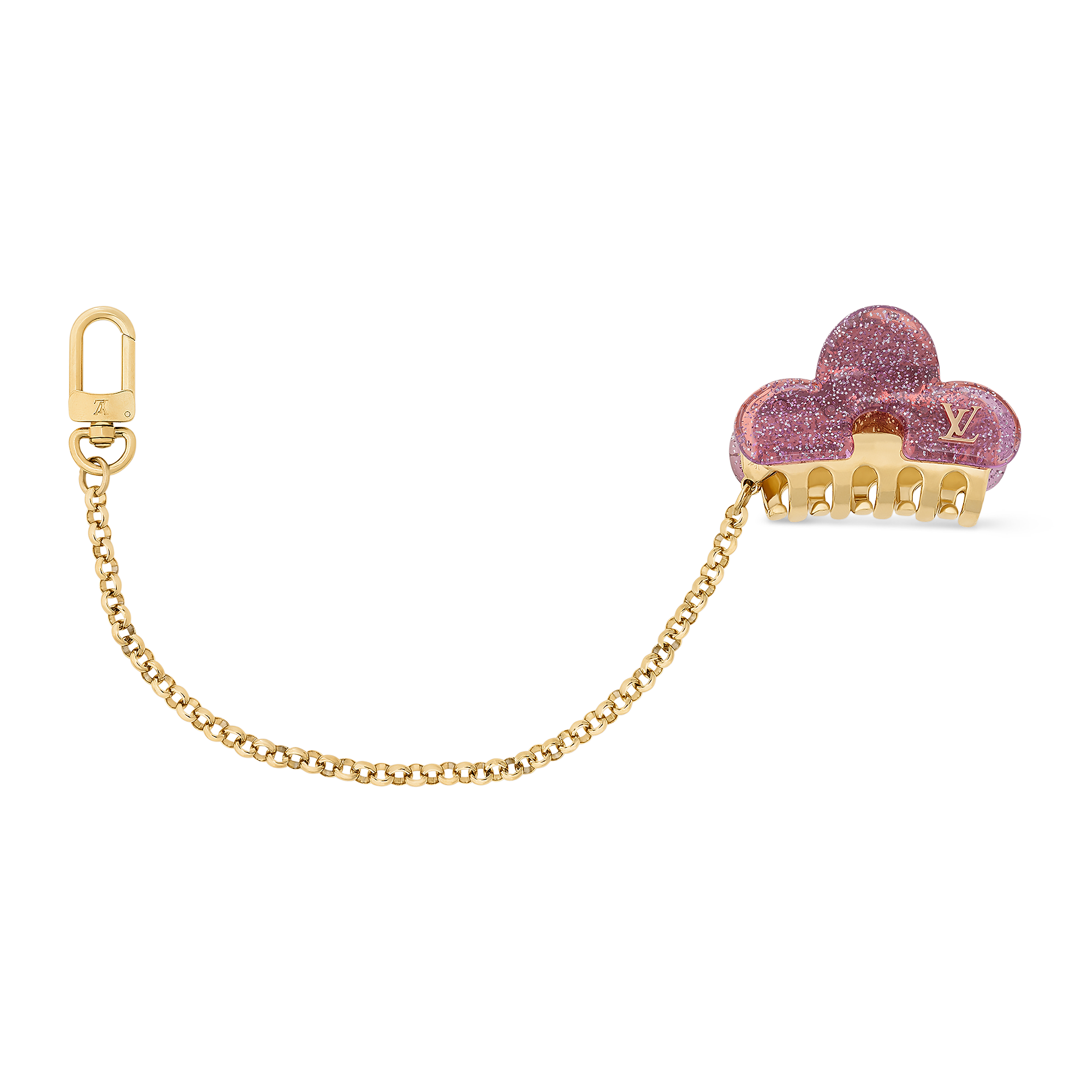 LV Hair Clip Bag Charm