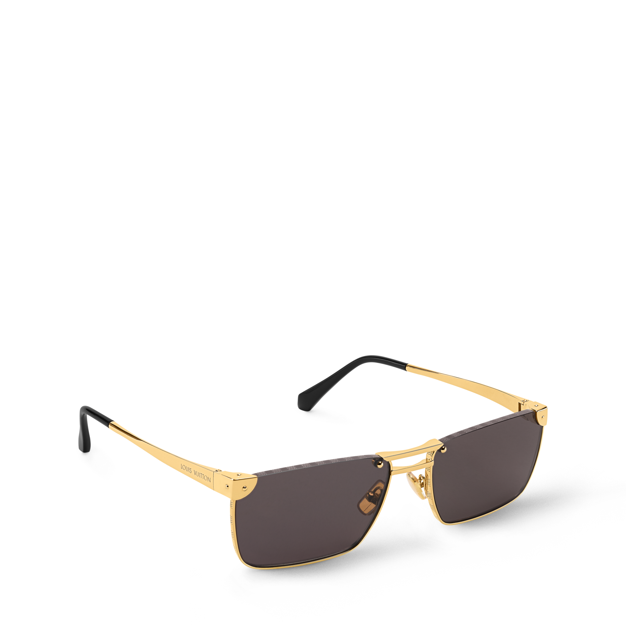 LV Heritage Metal Low Square Sunglasses S00 - Men - Accessories 