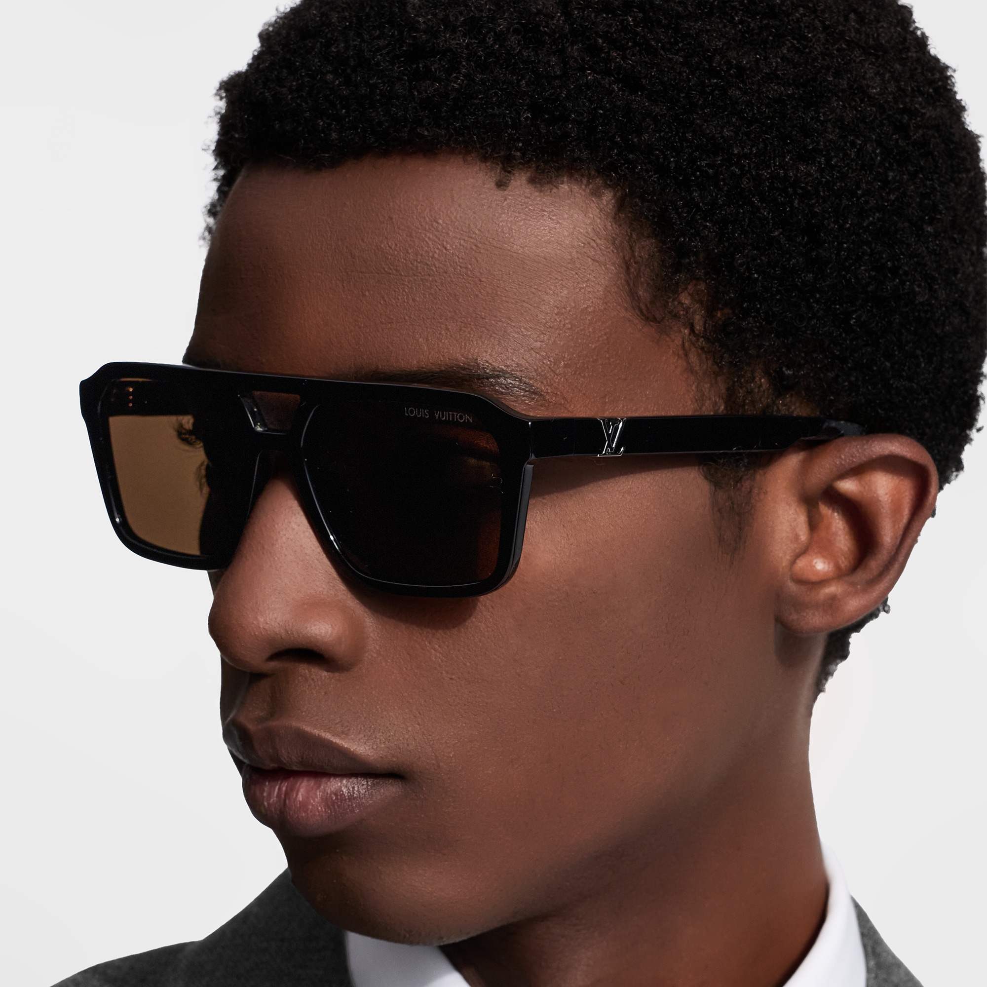LV Oversized Square Black Sunglasses Louis Vuitton Clash Square Sunglasses main image 4