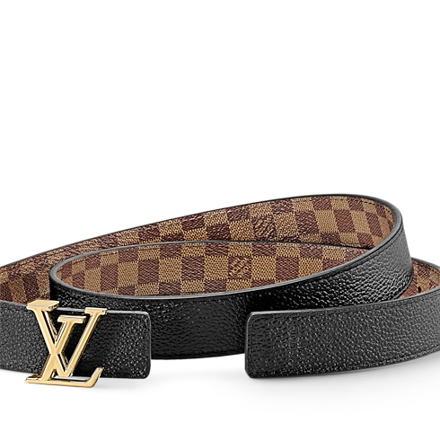 Damier Ebene Accessories New This Season LV Iconic 25 mm Reversible Belt | Louis Vuitton ® (Product zoom)