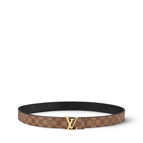 Damier Ebene Accessories New This Season LV Iconic 25 mm Reversible Belt | Louis Vuitton ® (Product zoom)
