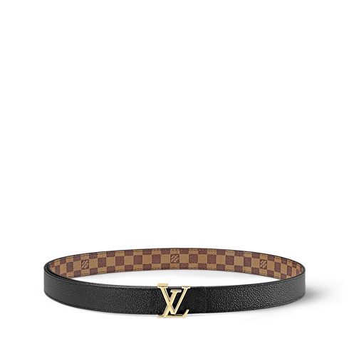 Damier Ebene Accessories New This Season LV Iconic 25 mm Reversible Belt | Louis Vuitton ® (Product zoom)