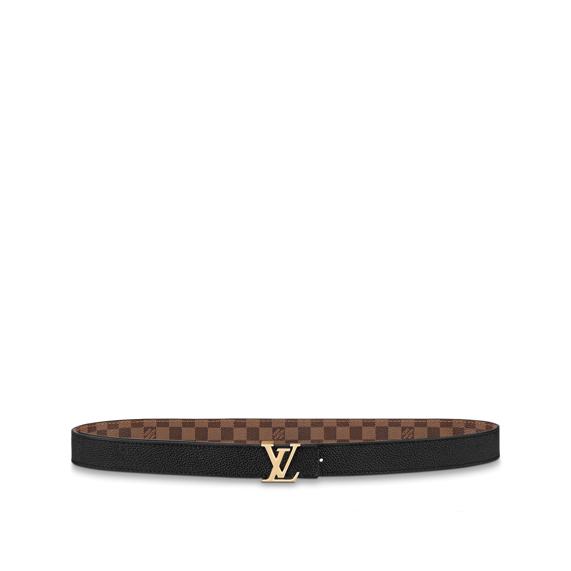 Damier Ebene Accessories New This Season LV Iconic 25 mm Reversible Belt | Louis Vuitton ® (Product zoom)
