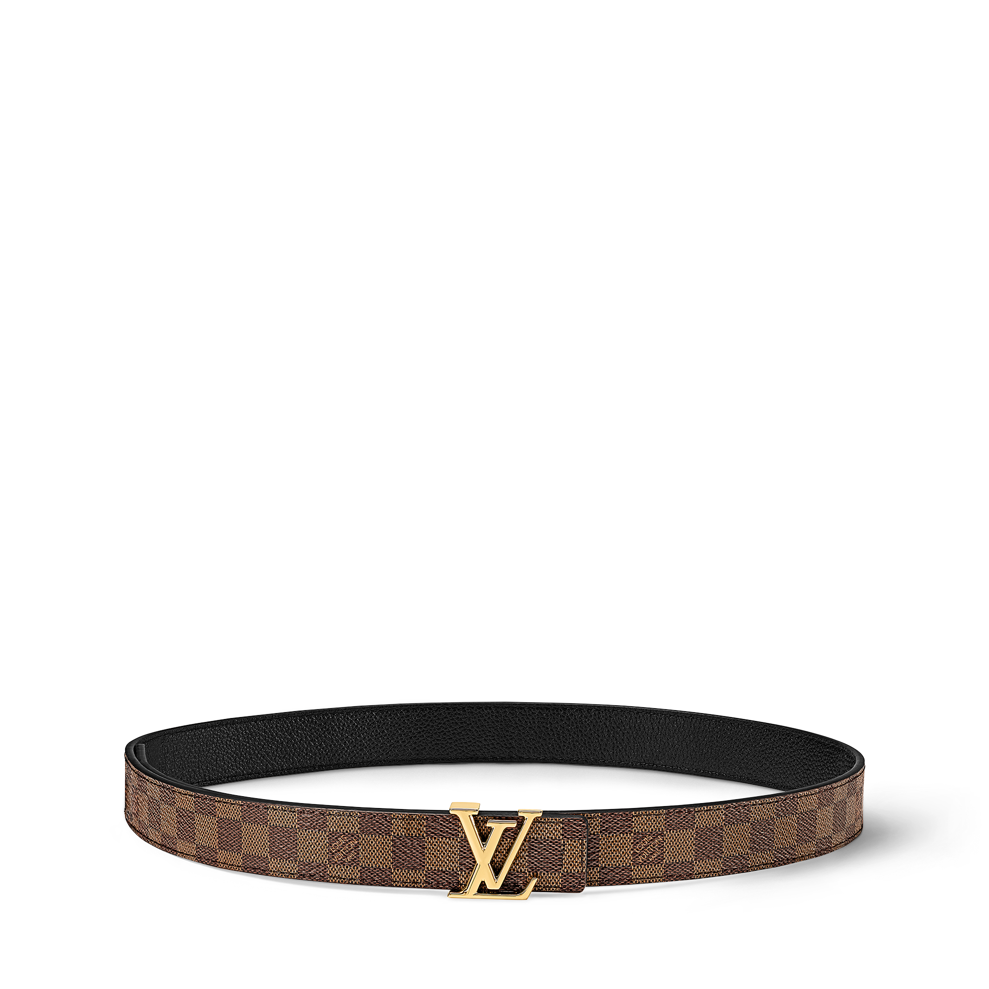 Damier Ebene Accessories New This Season LV Iconic 25 mm Reversible Belt | Louis Vuitton ® (Product zoom)