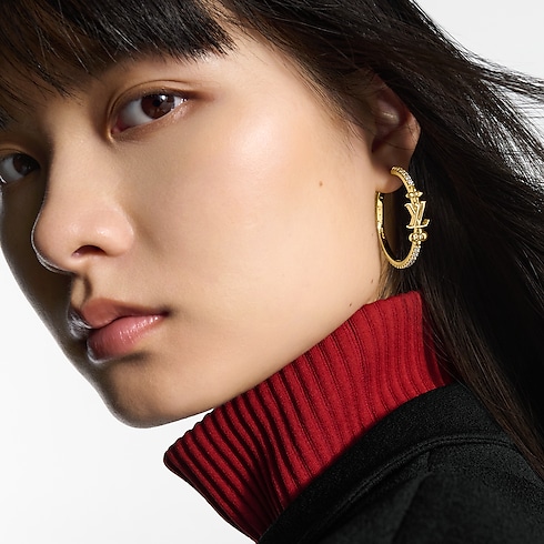S00 Fashion Jewelry All Fashion Jewelry LV Iconic Earrings | Louis Vuitton ® (Product zoom)