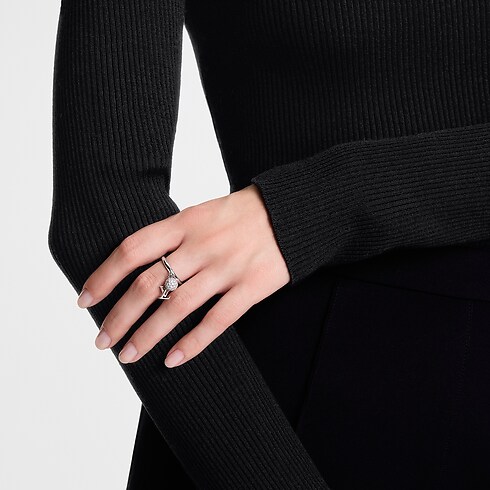 S00 Fashion Jewelry Rings LV Iconic Louisa Strass Ring | Louis Vuitton ® (Product zoom)