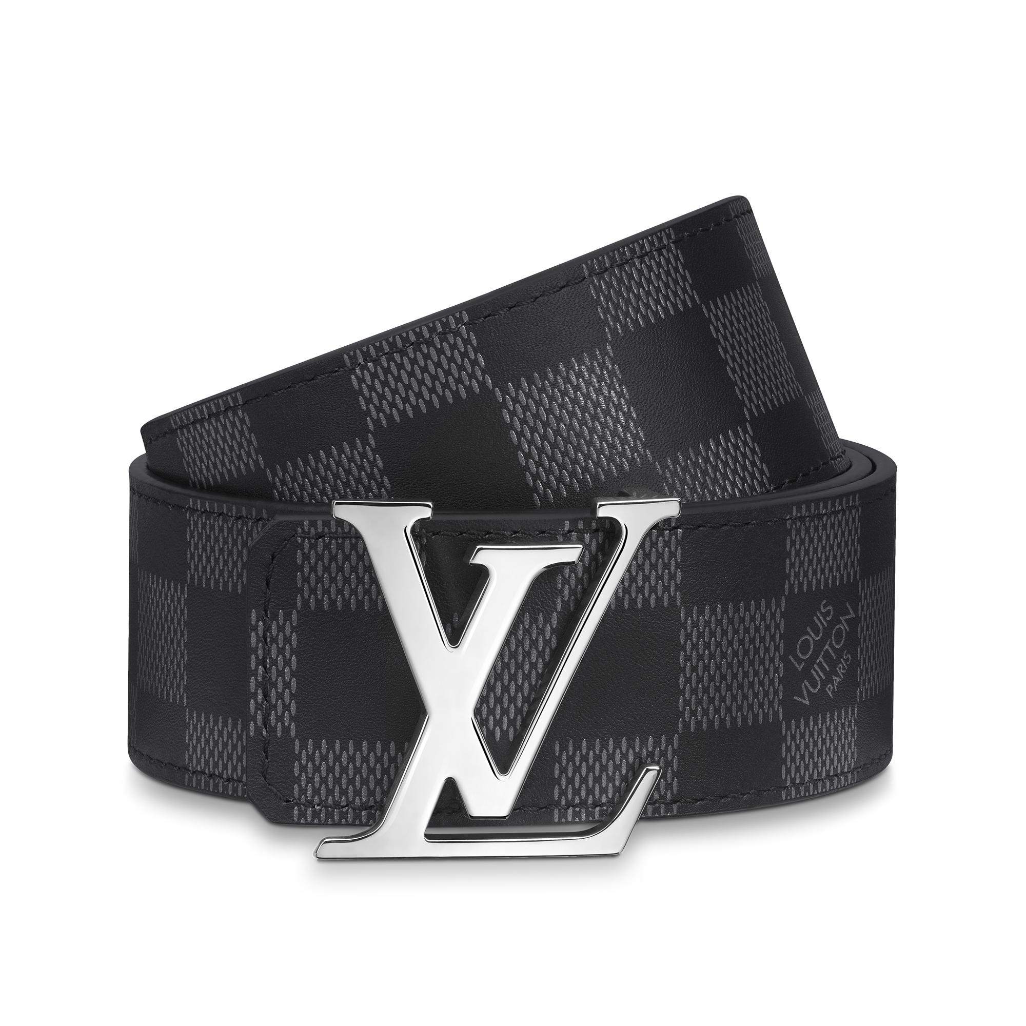 Damier Graphite Belt Pre-Loved Louis Vuitton Damier Graphite Belt