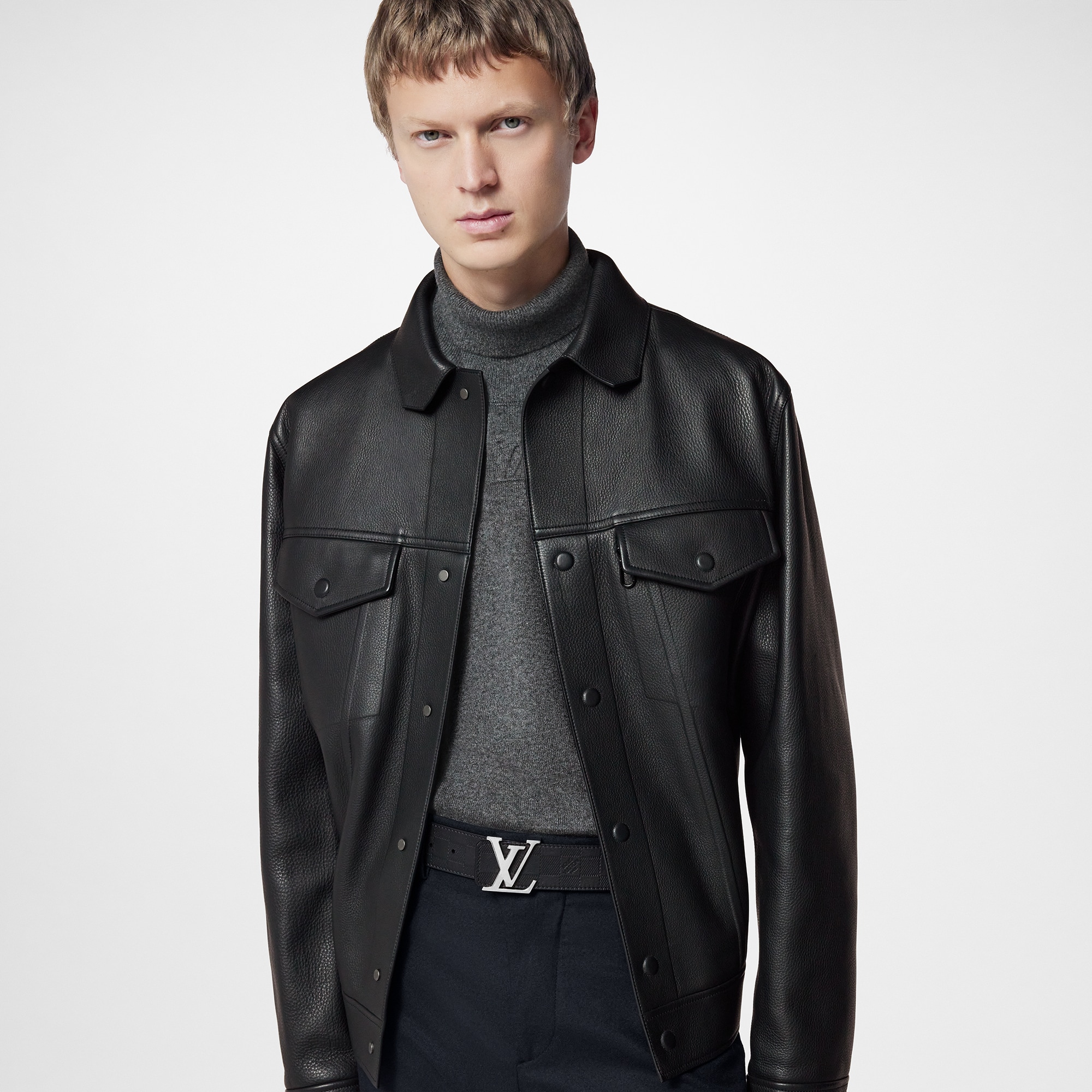 Damier Infini Leather Accessories Belts LV Initiales 40mm Reversible Belt | Louis Vuitton ® (Product zoom)