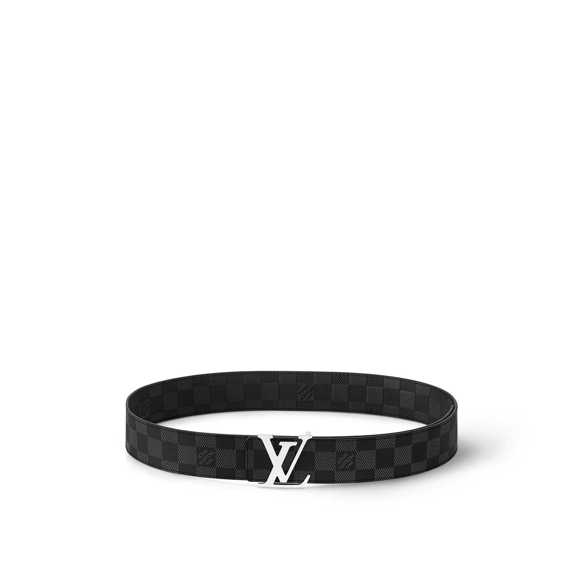 Damier Infini Leather Accessories Belts LV Initiales 40mm Reversible Belt | Louis Vuitton ® (Product zoom)