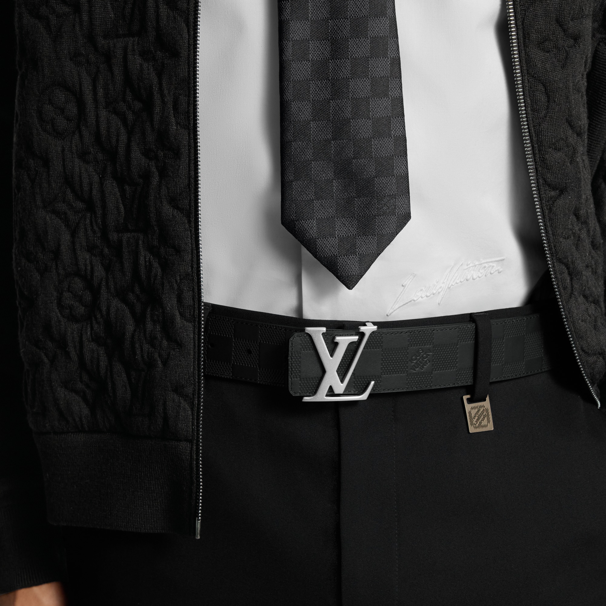 Damier Infini Leather Accessories Belts LV Initiales 40mm Reversible Belt | Louis Vuitton ® (Product zoom)