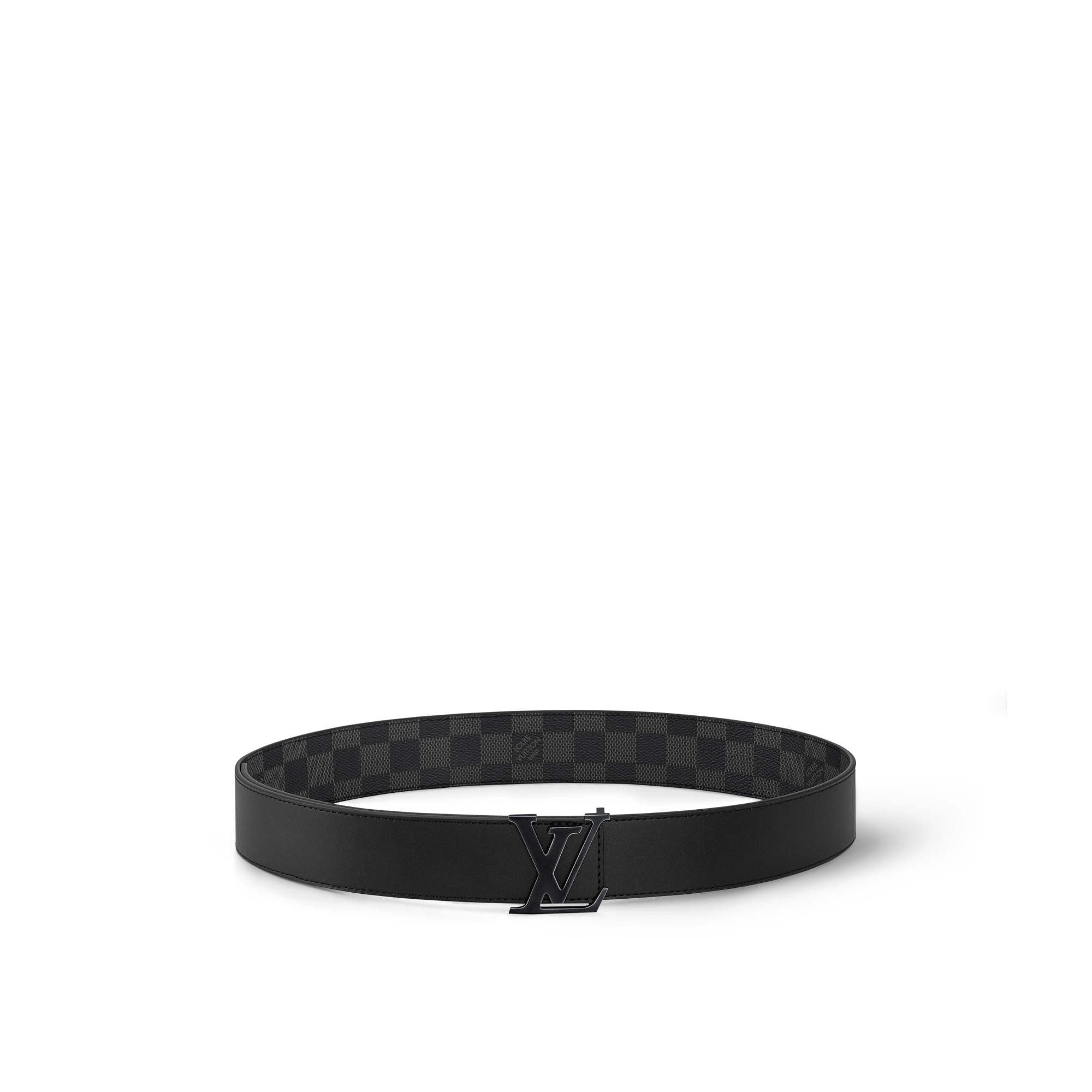 Damier Graphite Canvas Accessories Belts LV Initiales 40mm Reversible Belt | Louis Vuitton ® (Product zoom)