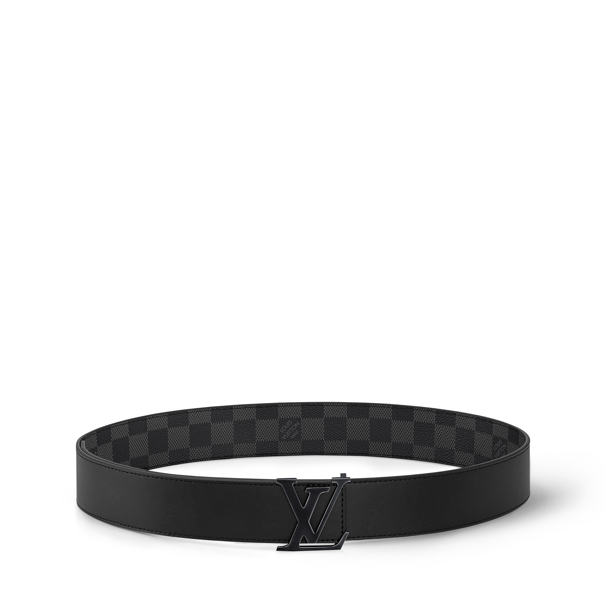 Damier Graphite Canvas Accessories Belts LV Initiales 40mm Reversible Belt | Louis Vuitton ® (Product zoom)
