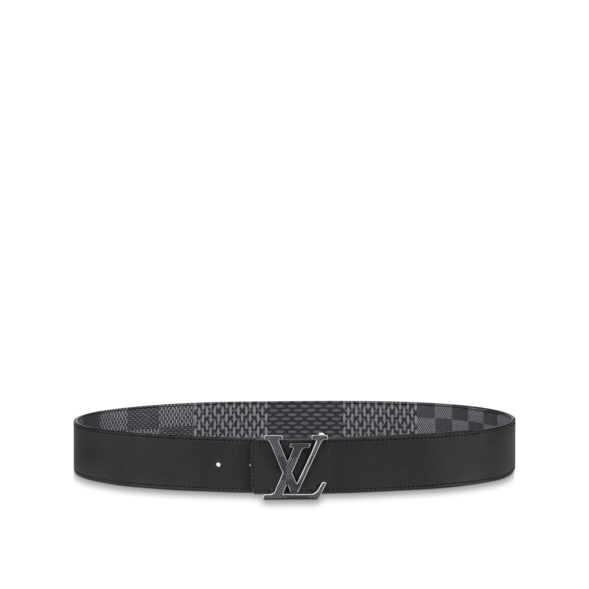 Damier Infini Leather Accessories Belts LV Initiales 40mm Reversible Belt | Louis Vuitton ® (Product zoom)