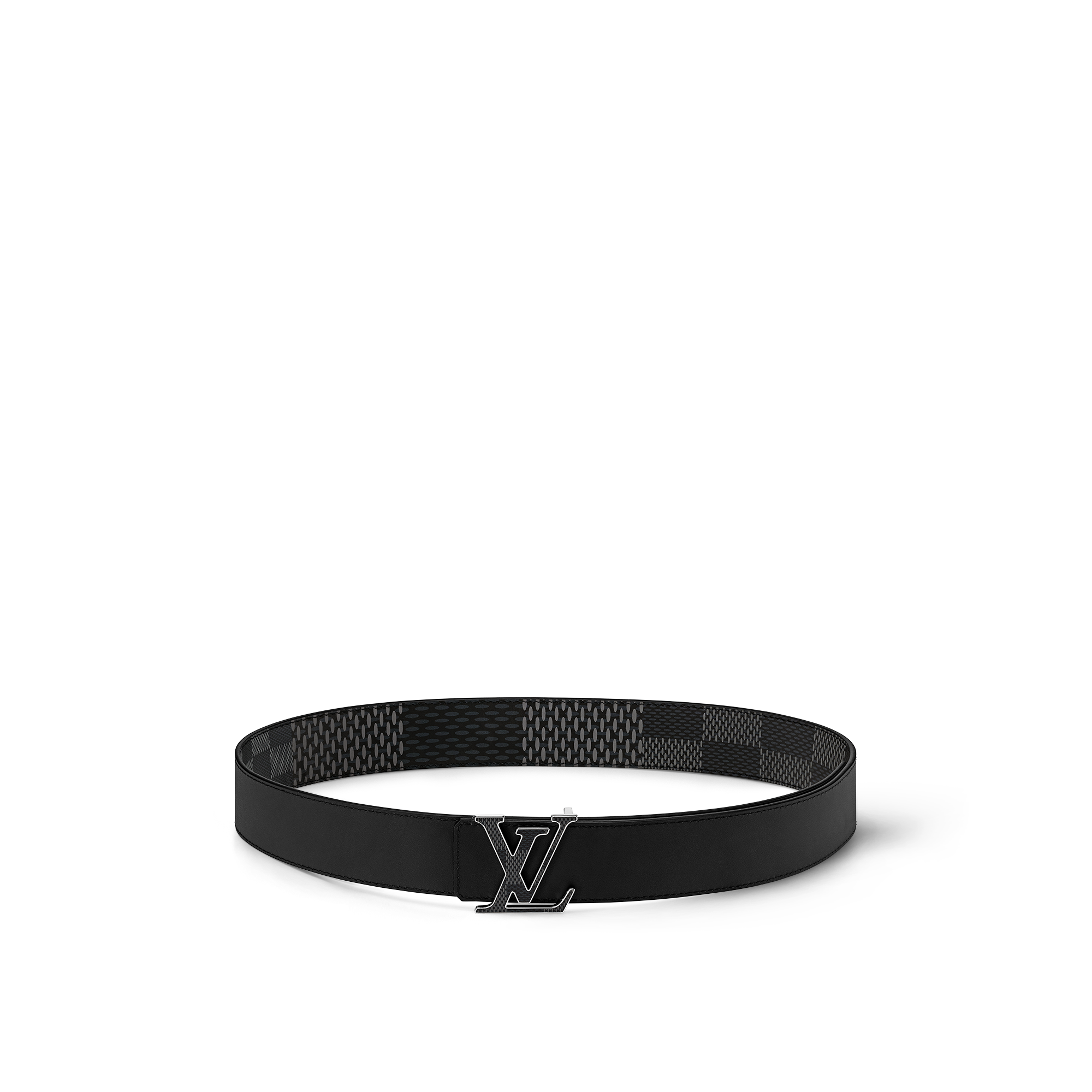 Damier Infini Leather Accessories Belts LV Initiales 40mm Reversible Belt | Louis Vuitton ® (Product zoom)