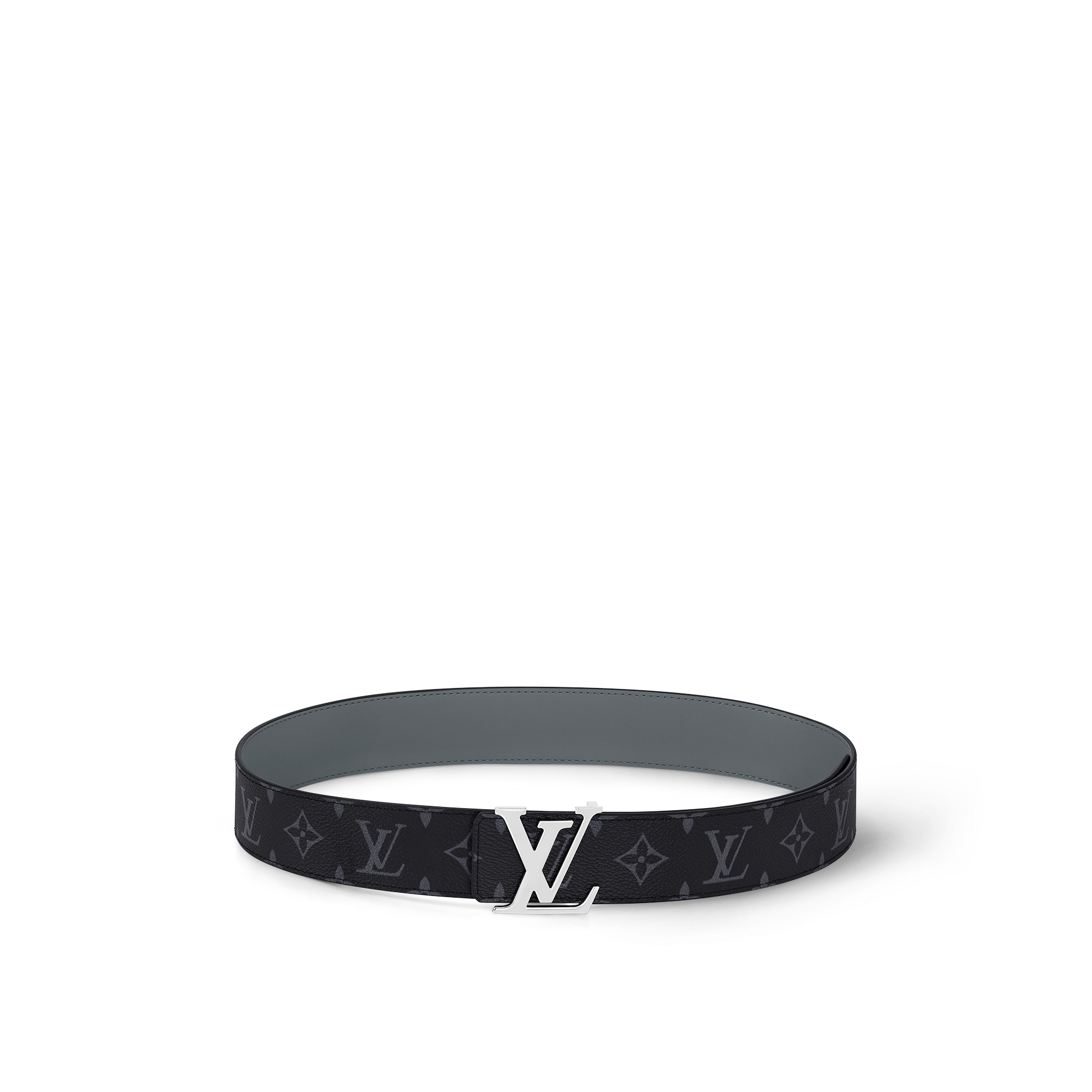 Monogram Eclipse Canvas Accessories Belts LV Initiales 40mm Reversible Belt | Louis Vuitton ® (Product zoom)
