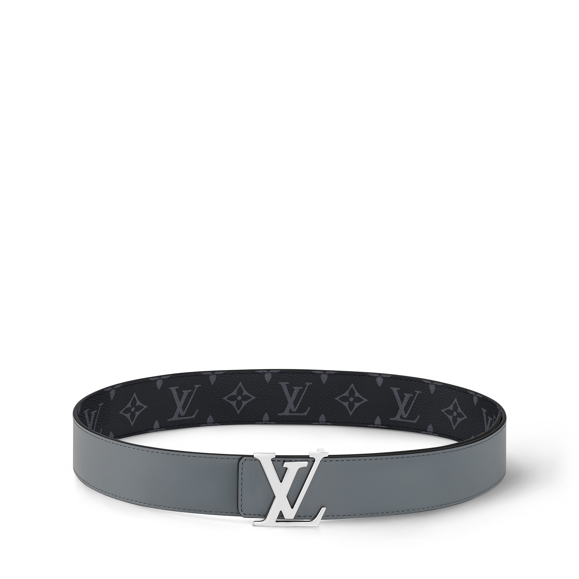 Monogram Eclipse Canvas Accessories Belts LV Initiales 40mm Reversible Belt | Louis Vuitton ® (Product zoom)