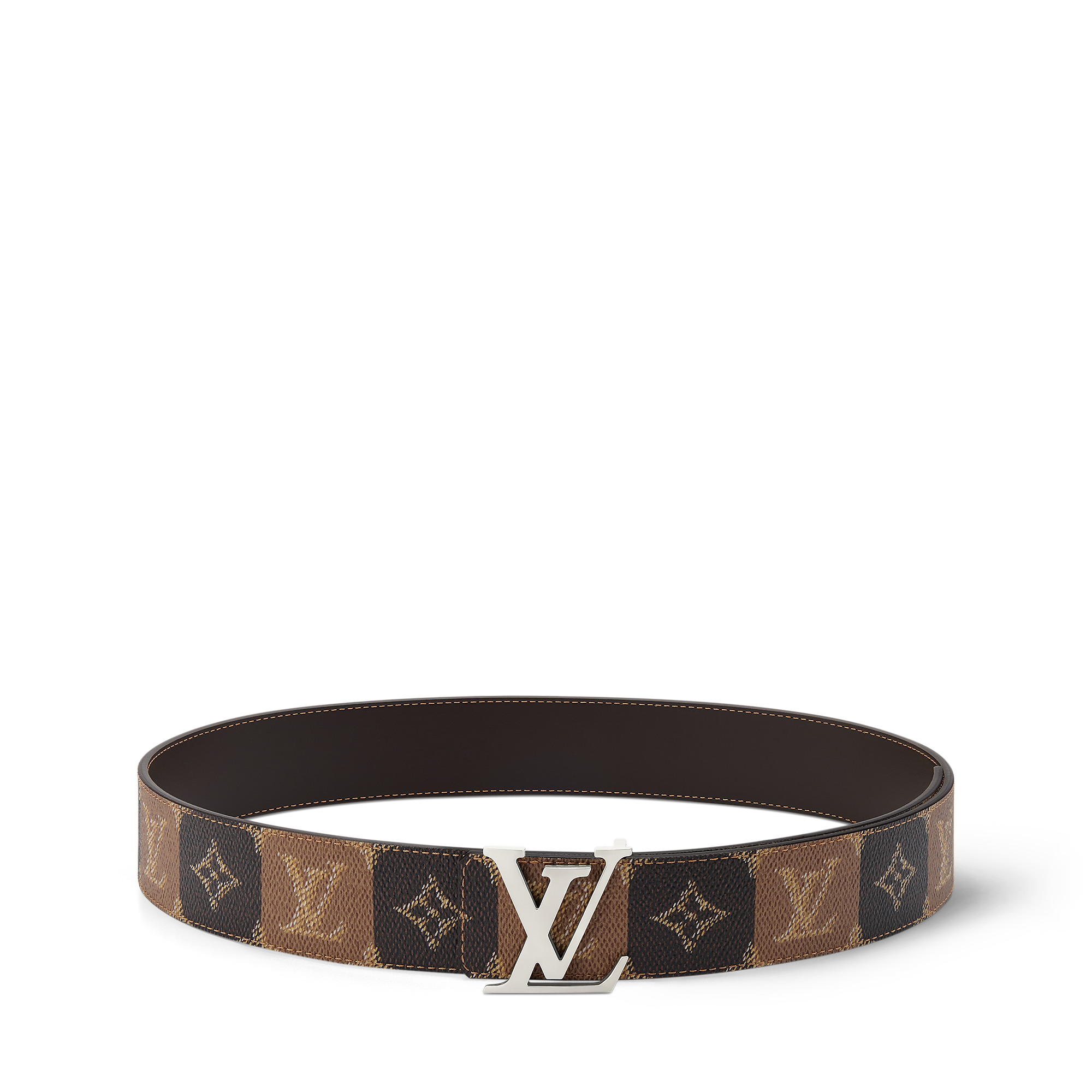 LV Initiales College Monogram Heritage 40mm Reversible Belt