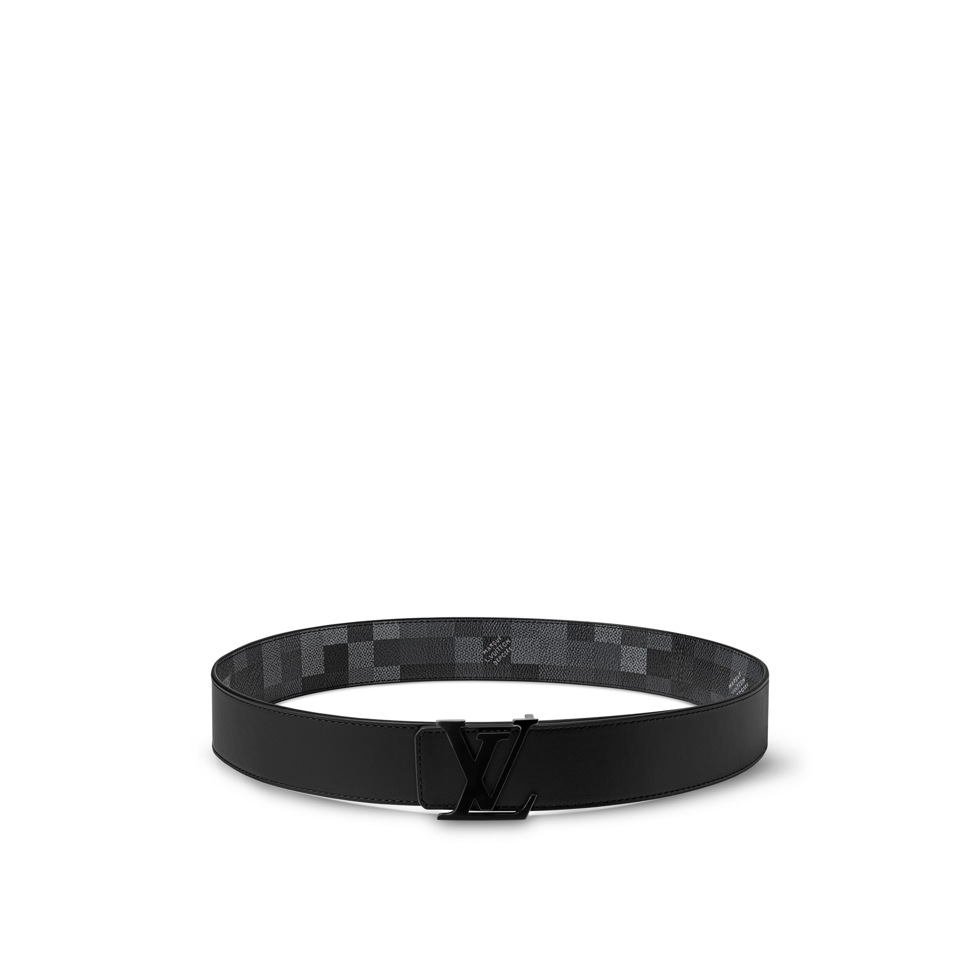 D16 Accessories Belts LV Initiales Damoflage 40mm Reversible Belt | Louis Vuitton ® (Product zoom)