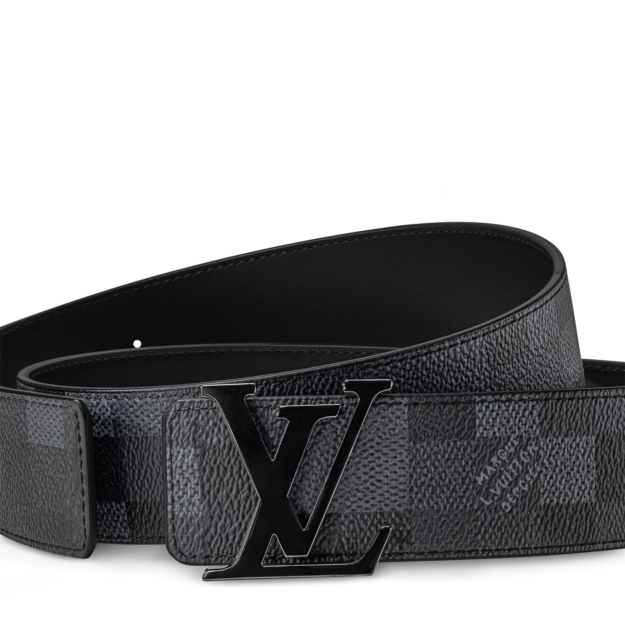 D16 Accessories Belts LV Initiales Damoflage 40mm Reversible Belt | Louis Vuitton ® (Product zoom)