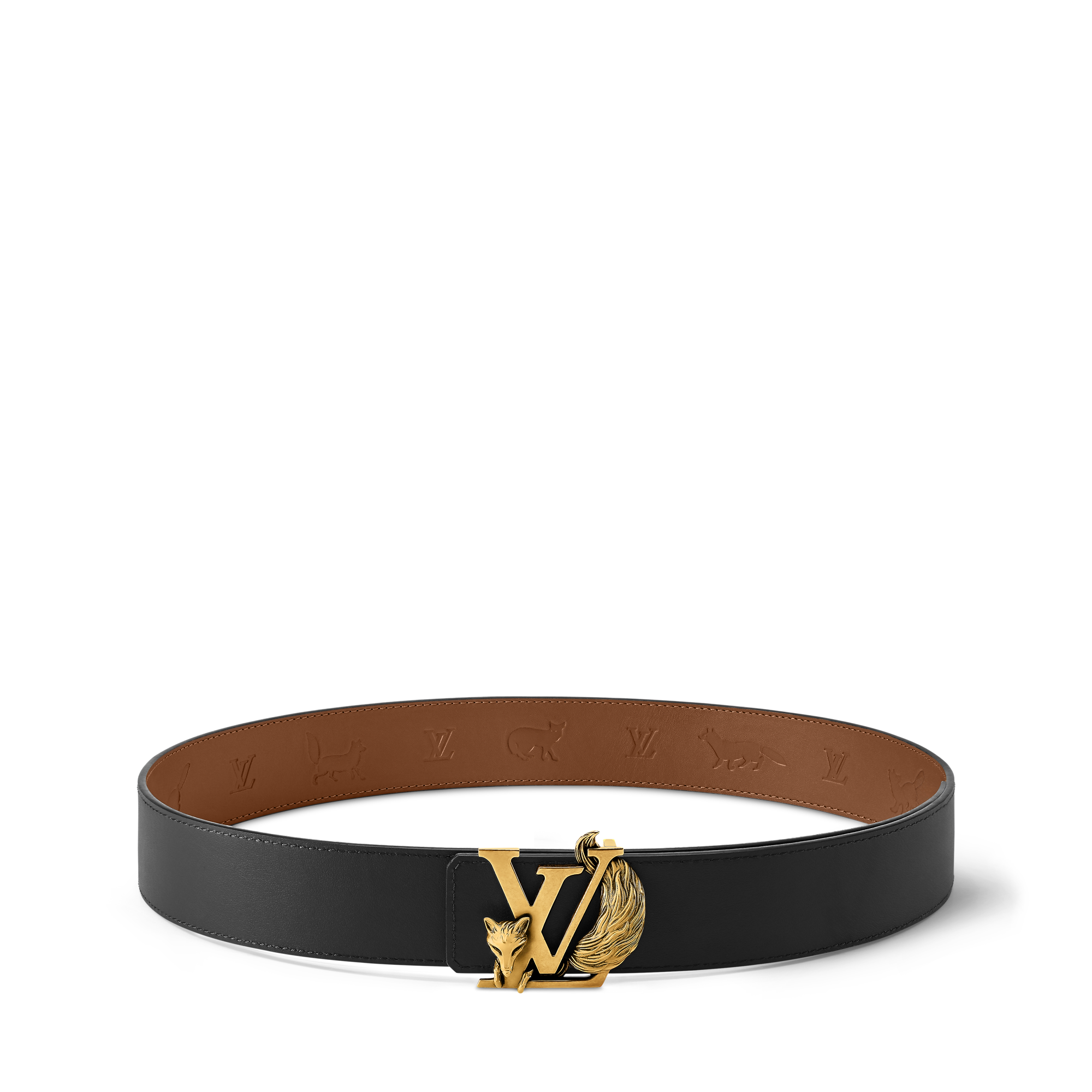 LV Initiales Fox 40mm Reversible Belt
