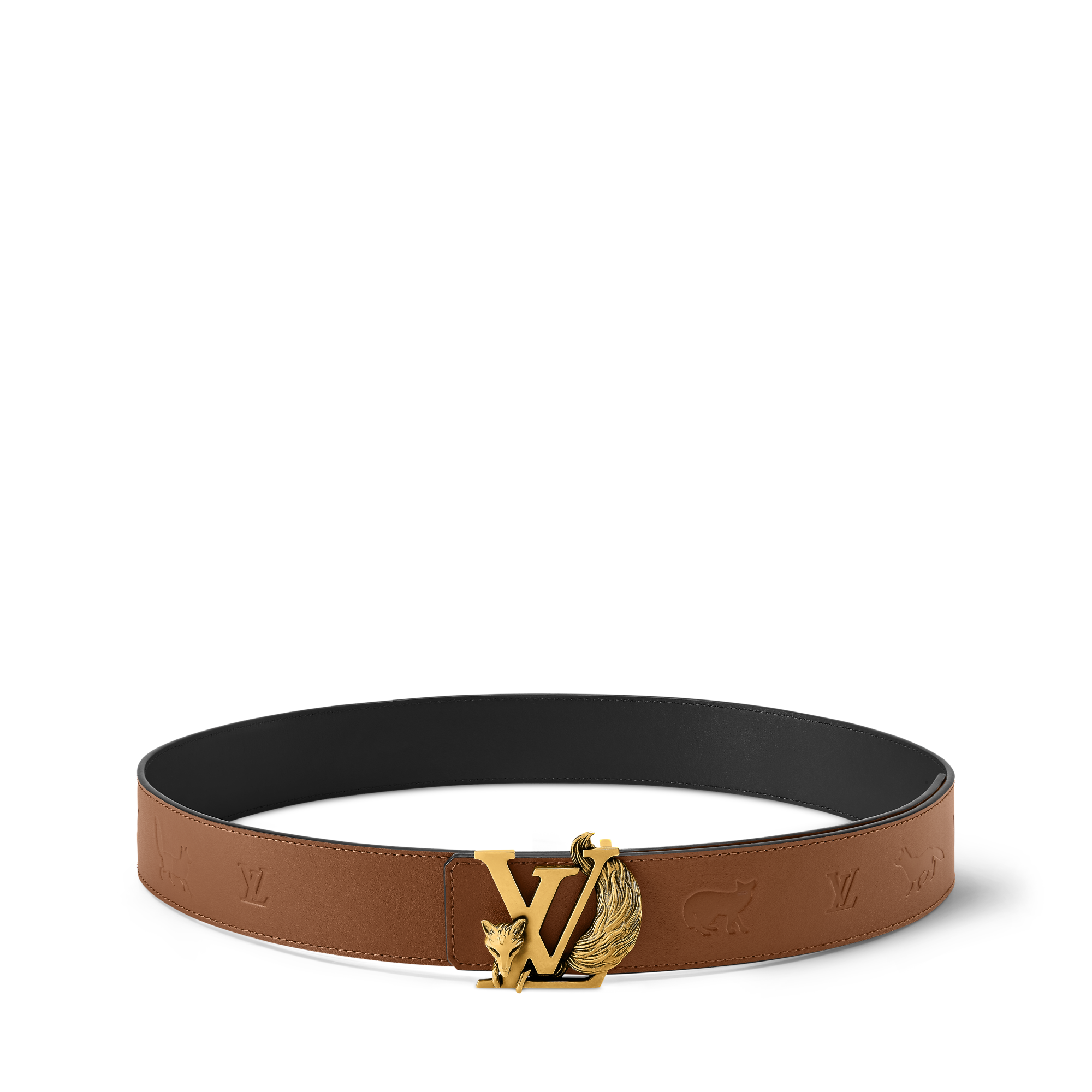 LV Initiales Fox 40mm Reversible Belt