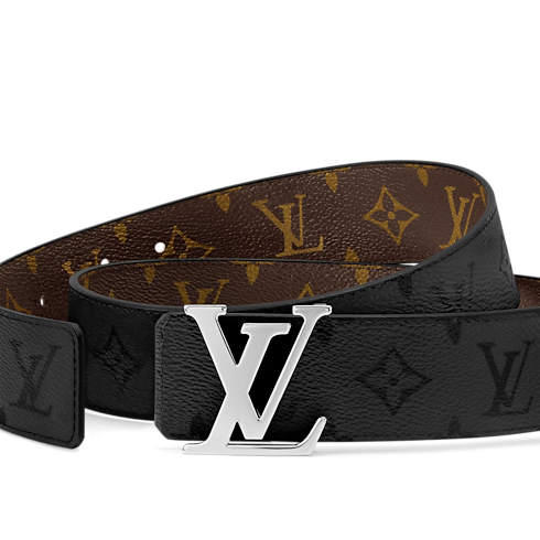 Monogram Midnight Accessories Belts LV initiales Monogram Midnight 40mm Reversible Belt | Louis Vuitton ® (Product zoom)