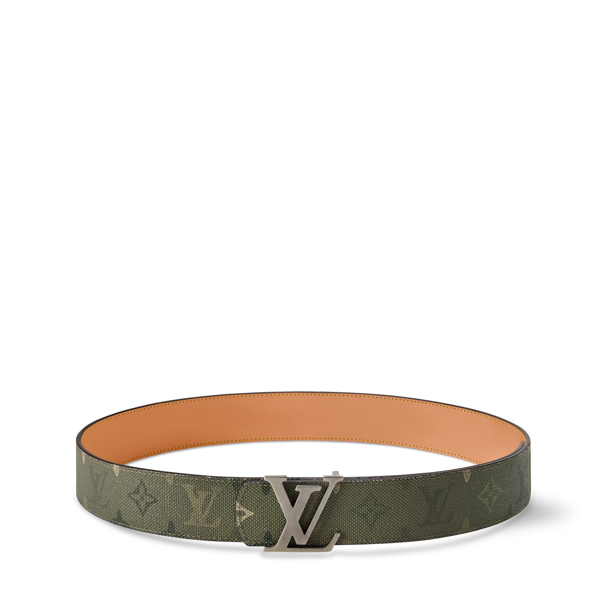 Louis Vuitton Signature Initiales Leather belt LV Initiales 40mm Reversible Belt G66 - Men - Accessories  main image 4