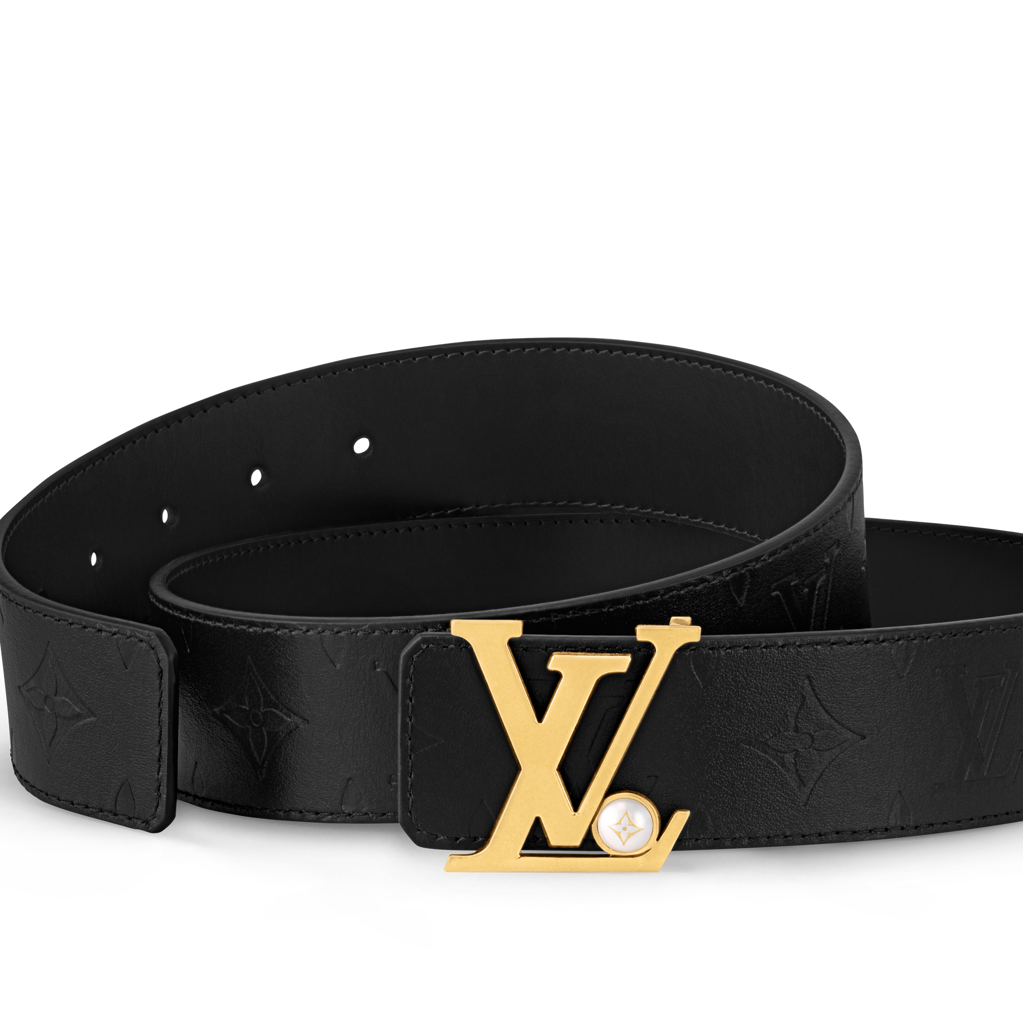  Accessories Belts LV Initiales Pearls 40mm Reversible Belt | Louis Vuitton ® (Product zoom)