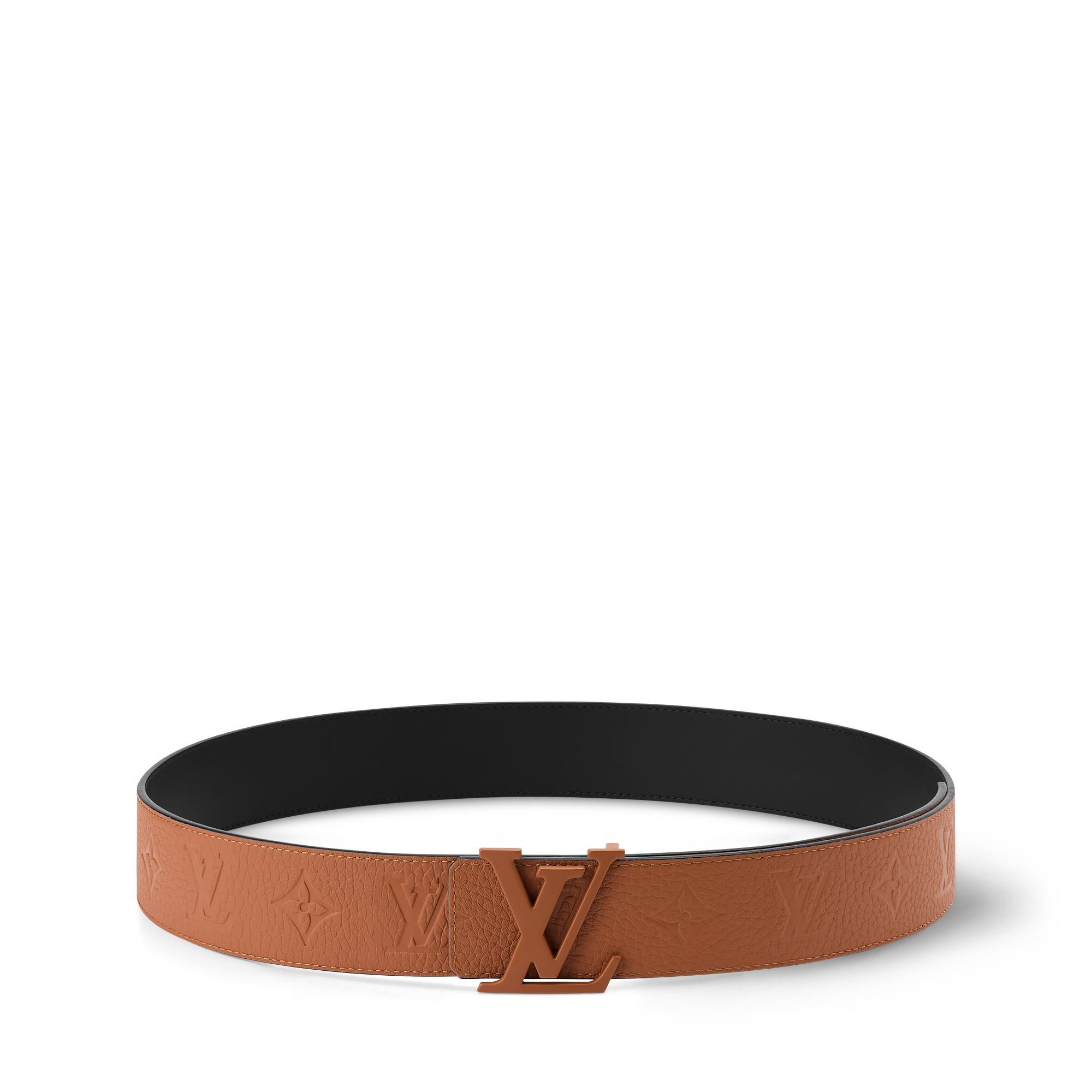 LV Initiales Taurillon Monogram 40mm Reversible Belt