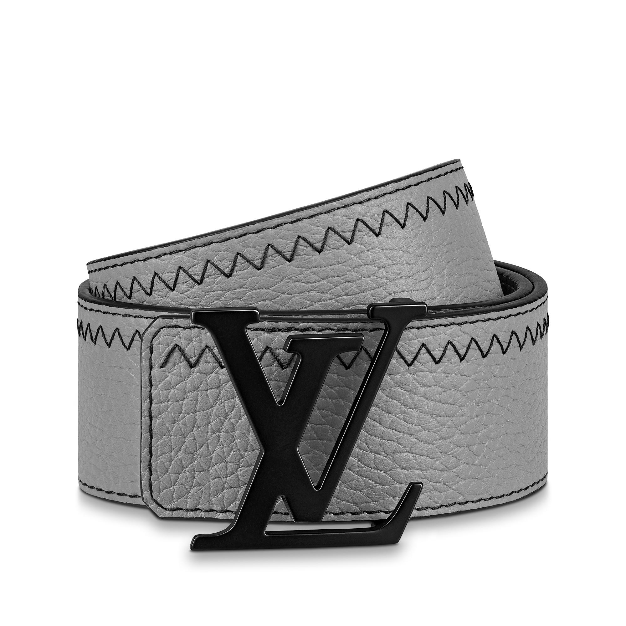 lv belt black and white