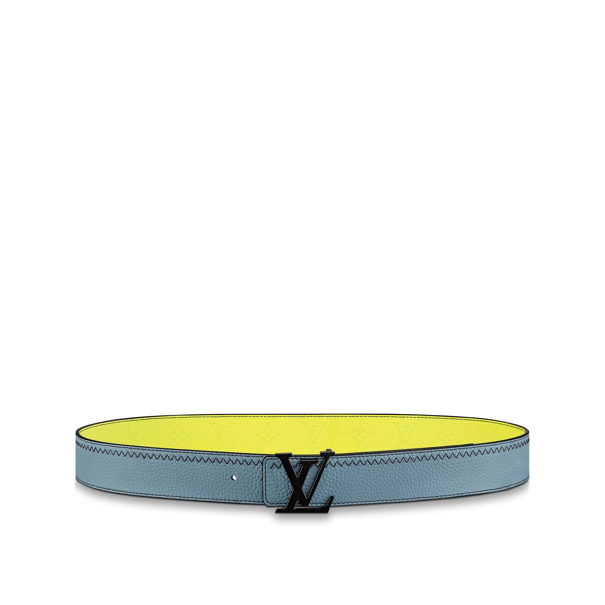 neon green lv belt