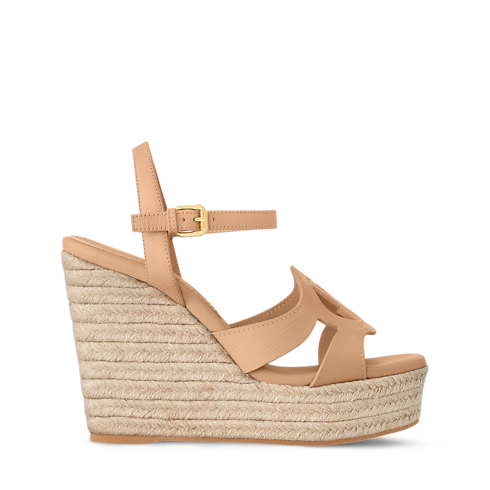 Shoes Sandals and Espadrilles LV Isola Wedge Espadrille | Louis Vuitton ® (Product zoom)