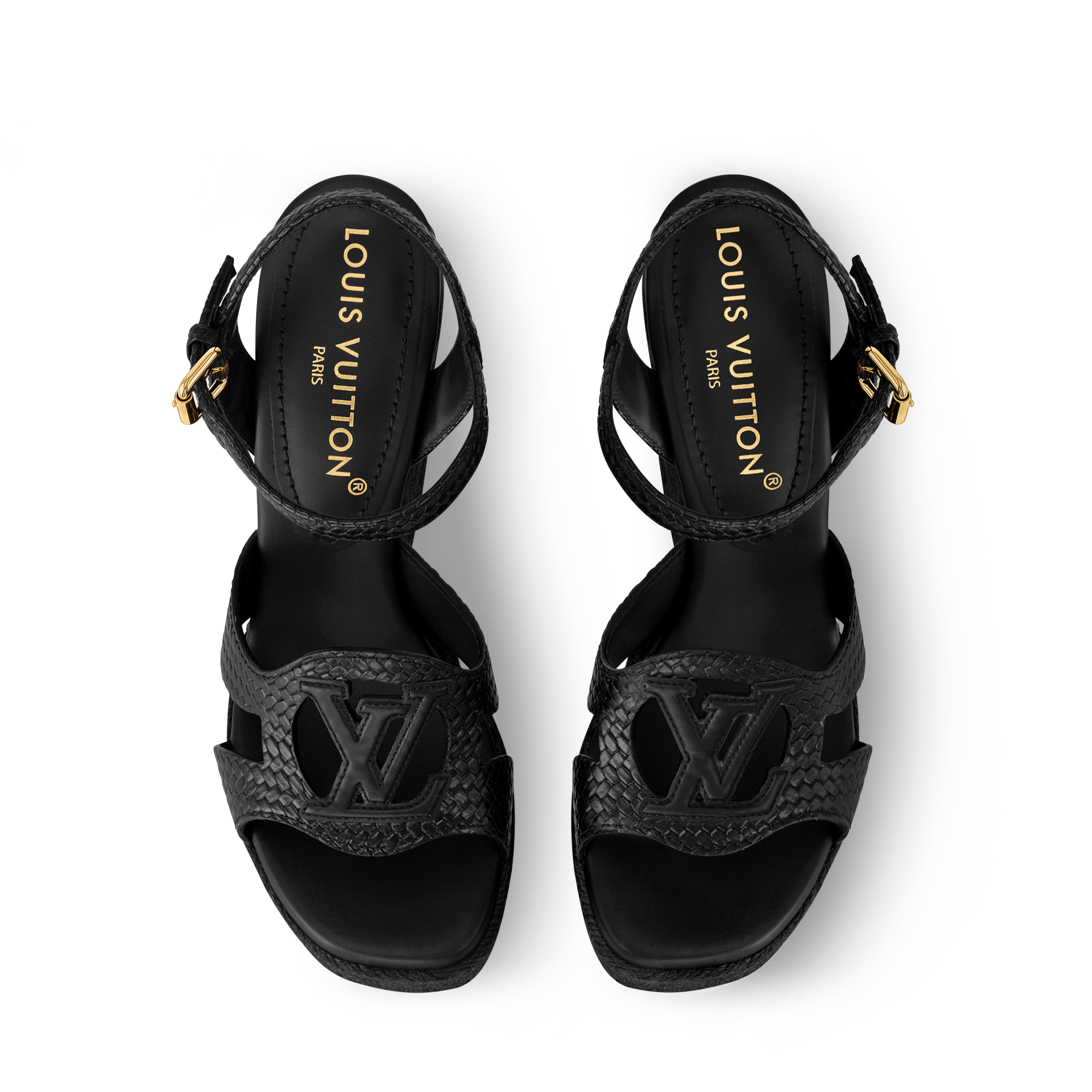  Shoes Sandals and Espadrilles  LV Isola Wedge Espadrille | Louis Vuitton ® (Product zoom)