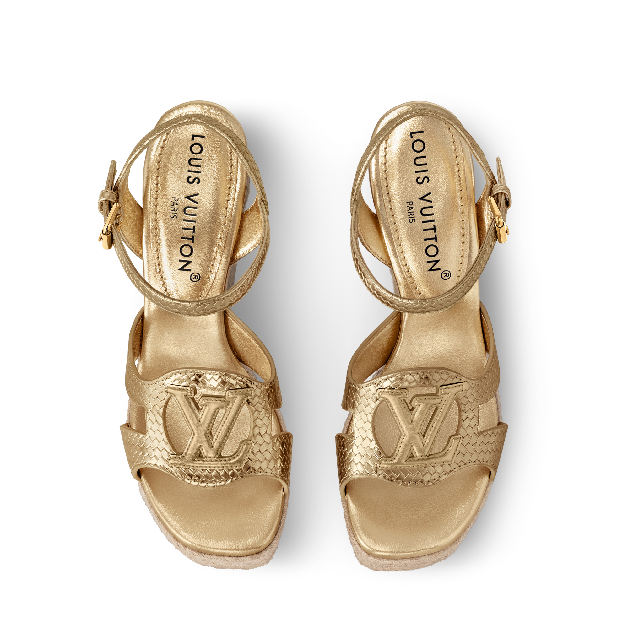  Shoes Sandals and Espadrilles  LV Isola Wedge Espadrille | Louis Vuitton ® (Product zoom)